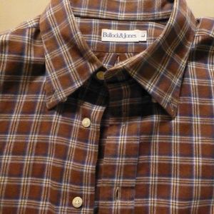 bullock n jones san fran brown tattersal shirt